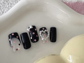 パークバイトーキョー(Park by tokyo)/フレンチ×ドットネイル