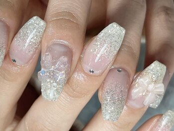 ノウェム(novem)/長さだしワンカラー+パーツ