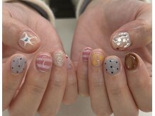 ペロ 名古屋(pelo)/落書きショートネイル