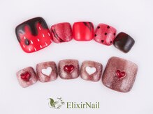 エリクサーネイル 心斎橋(Elixir Nail)/フット やり放題/クーポン使用