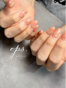 エピス 鹿児島中央駅店(eps.)の写真/【初めてのネイルはeps.で♪】丁寧なカウンセリング×自爪に優しいフィルイン施術で理想の指先を叶える