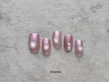 シンプリー 西荻窪店(Simpliee)/ピンクマグネットネイル