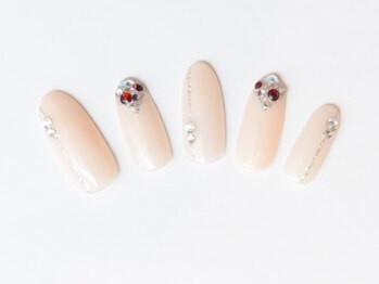 エムスラッシュ ネイル 新百合ヶ丘店(M.SLASH)/ストーンアート¥11880