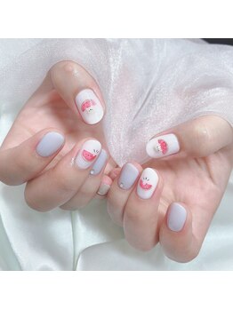 アルセア 上野御徒町店(Alcea)/くま スイカ 夏 手描き