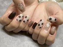 アリュール アンド エテルノ 宇都宮本店(Allure & ETERNO)/ブラウン×フラワー