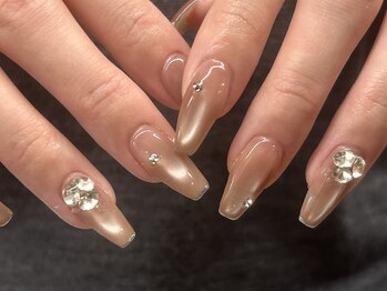 エマネイル プラス キハクヤ 梅田店(EmaNail+KIHAKUYA)/マグネットデザイン