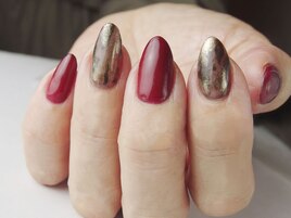 ニュアンスべっこうネイル