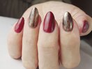 ニュアンスべっこうネイル