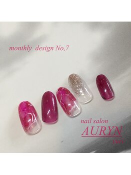 アウリン(AURYN)/1月 monthly design No,7