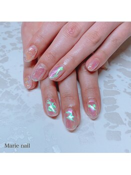 マリーネイル(Marie nail)/#うるうるネイル♪ ¥9900
