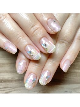 クリーク(CREEK)/定額デザイン・チェックネイル