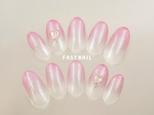 ファストネイル イオンモール常滑店(FAST NAIL)/バレンタイン 5,500円 【12004】