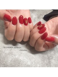 シンプルアートネイル