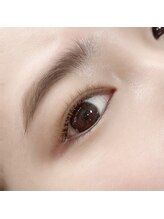 リッカドンナ 天王寺店(E'RICADONNA)/ブラウンカラーフラットラッシュ