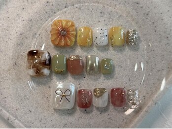 【フットネイル】　定額デザイン