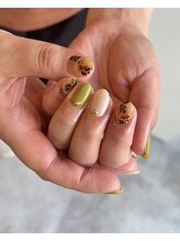 レッシュネイル サロンアンドスクール(RECH NAIL salon&school)/レオパードにチェーン