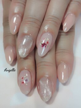 Private Nail Salon Angelle~アンジュレの写真/手元を綺麗に魅せる絶妙なヌードカラーを豊富にご用意◇シンプルでも周りと差がつく自分だけのデザインに♪