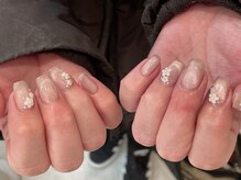 レアネイル 新宿(le'a nail)/マグネットフレンチ