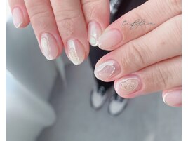 ～ぷっくりオーロラネイル～