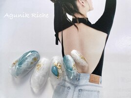 【ニュアンスネイル】