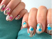 ハグ 浦和(hug)/フラワーミラーネイル