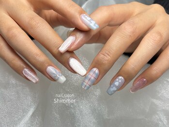 シマー(Shimmer)/リボンネイル