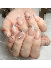スペードキューネイル 新宿店(Spade Q Nail)/ガラスフレンチ
