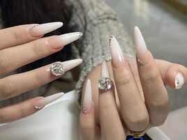 長さ出し　ワンホンネイル