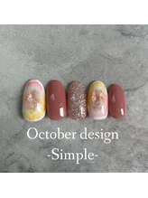 エトワールネイル 高崎筑縄町店(Etoile nail)/25年10月ハンドシンプル定額