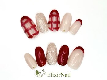 エリクサーネイル 長堀橋(Elixir Nail)/定額aシンプル/クーポン使用