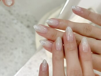 リベレ(LIBELLE)の写真/ワンカラー/定額シンプルコース/ラメグラデから選べる♪【オフ無しの方限定】選べるシンプルデザイン¥3980