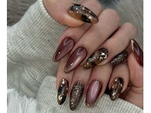 ネイルサロン ヴァレンタイン(nailsalon Valentine)の雰囲気（人気のべっ甲やヒョウ柄デザインたくさんあります）