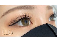 まつ毛エクステアンドネイル フィーカ 新松戸(FIKA)/カラーエクステ2色以上(+2200円)