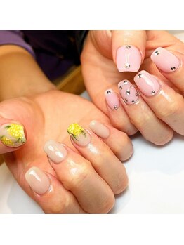 メイト(mate)/ミモザネイル