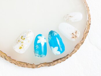 ネイルケイ(Nail_K)/ハワイアンフラワーネイル