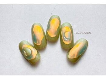 ネイルクローネ(nail crone)/ニュアンスオーロラネイル