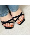 foot nail sheer orange 