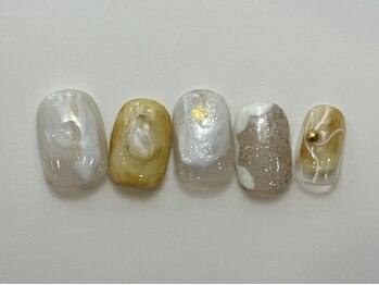 ネイルメゾン 天神店(NAIL MAISON)/ニュアンスカフェラテ¥9000