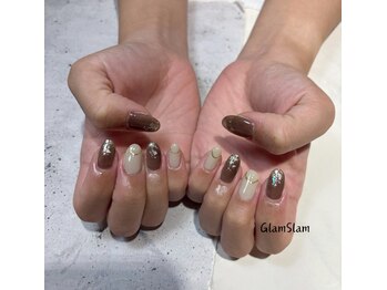 グラムスラム(GLAMSLAM)/秋ネイル