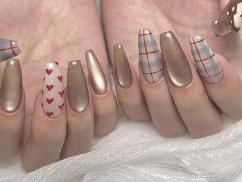 ウニ 立川(uni.)/手描き風ネイル