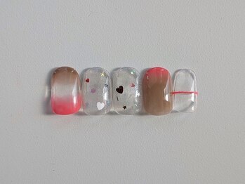 ネイルサロン スラッシュ(SLASH)/【吉崎】　定額design￥8250