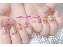 持込べっこうネイル×ミラー
