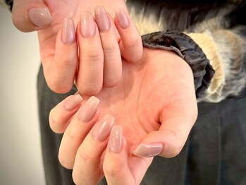 ヌル ネイル 堀江(NURU NAIL HORIE)/大人水光マグネットネイル☆