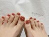 フット人気No.1 ◇ 親指お好きなアート【フットデザインコース】￥9350