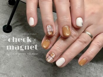 ルトロワ(LETROIS)/チェック柄ネイル