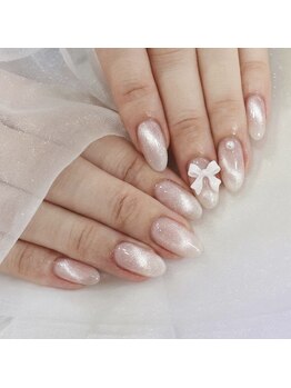 ネイルエス 東花園店(nail.S)/マグネットネイル/リボンネイル