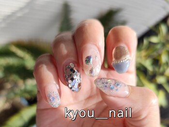 キョウネイル(kyou_nail)/シルバーネイル