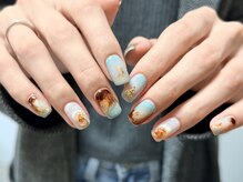 ナノコネイル 大泉学園(Nanoco_nail)の雰囲気（Nanoco_nail らしい、さりげない奥行き感。）