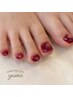 【フットネイル】マグネットネイル