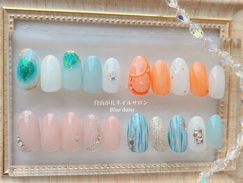 ブルーデイジー(Blue daisy)/過去の定額アートコース